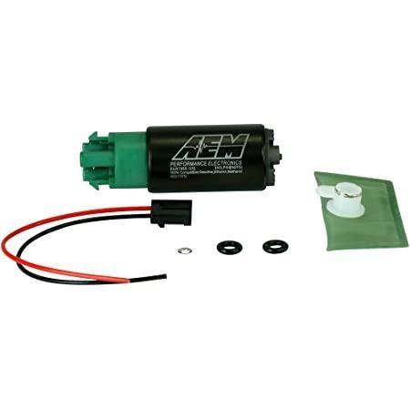 AEM 340LPH 65mm Fuel Pump Kit w/ Mounting Hooks - Ethanol Compatible - SMINKpower Performance Parts AEM50-1215 AEM