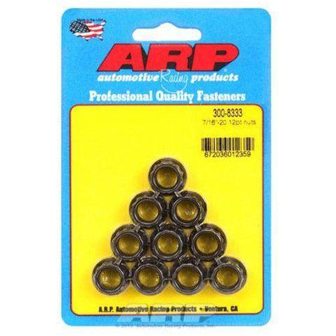 ARP 7/16inch-20 12pt Nut Kit (Pack of 10) - SMINKpower Performance Parts ARP300-8333 ARP