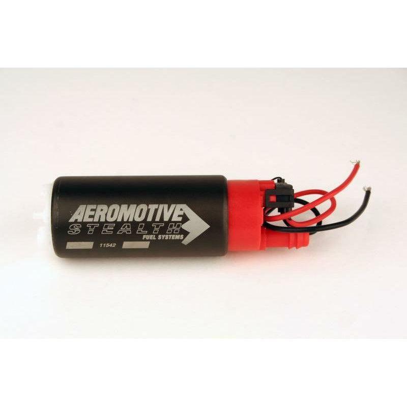 Aeromotive 340 Series Stealth In-Tank E85 Fuel Pump - Offset Inlet - Inlet Inline w/ Outlet - SMINKpower Performance Parts AER11542 Aeromotive