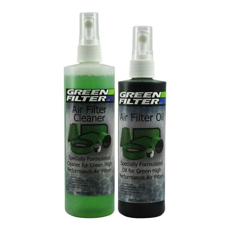 Green Filter Cleaner & Synthetic Oil Kit 12oz Cleaner / 8oz Oil (Green) - SMINKpower Performance Parts GRN2000 Green Filter