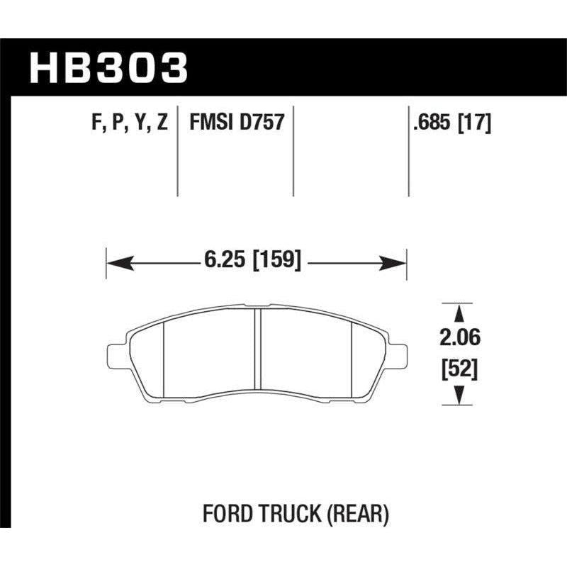 Hawk Super Duty Street Brake Pads - SMINKpower Performance Parts HAWKHB303P.685 Hawk Performance