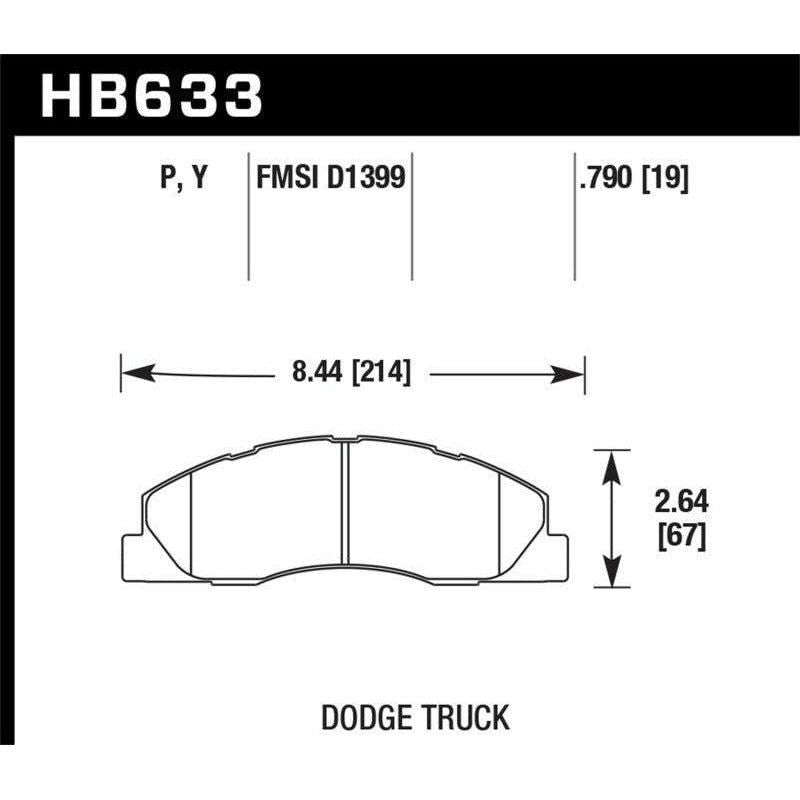 Hawk Super Duty Street Brake Pads - SMINKpower Performance Parts HAWKHB633P.790 Hawk Performance