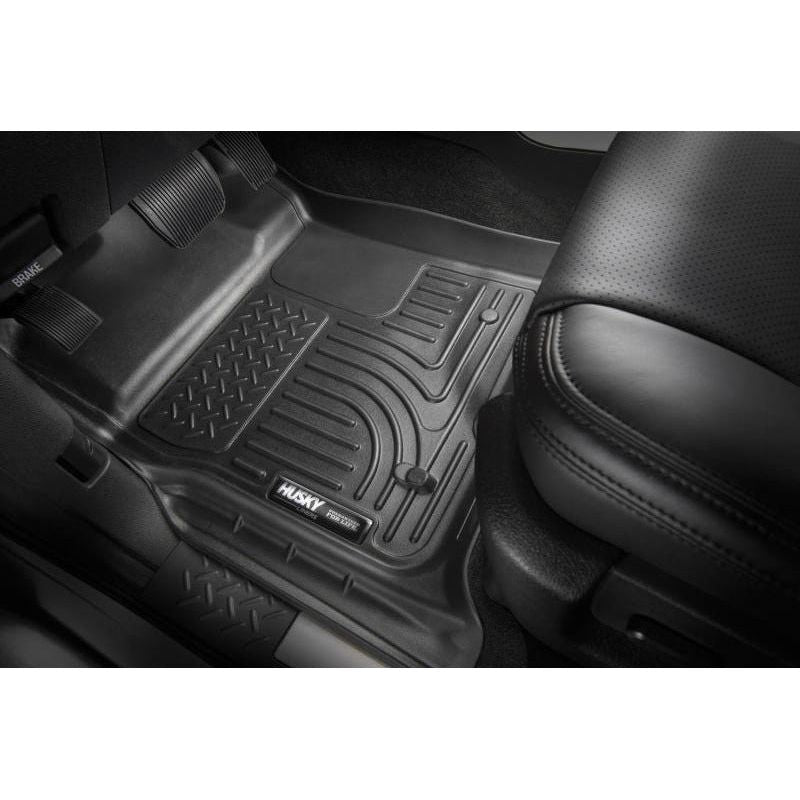 Husky Liners 05-13 Toyota Tacoma WeatherBeater Combo Tan Floor Liners - SMINKpower Performance Parts HSL98953 Husky Liners