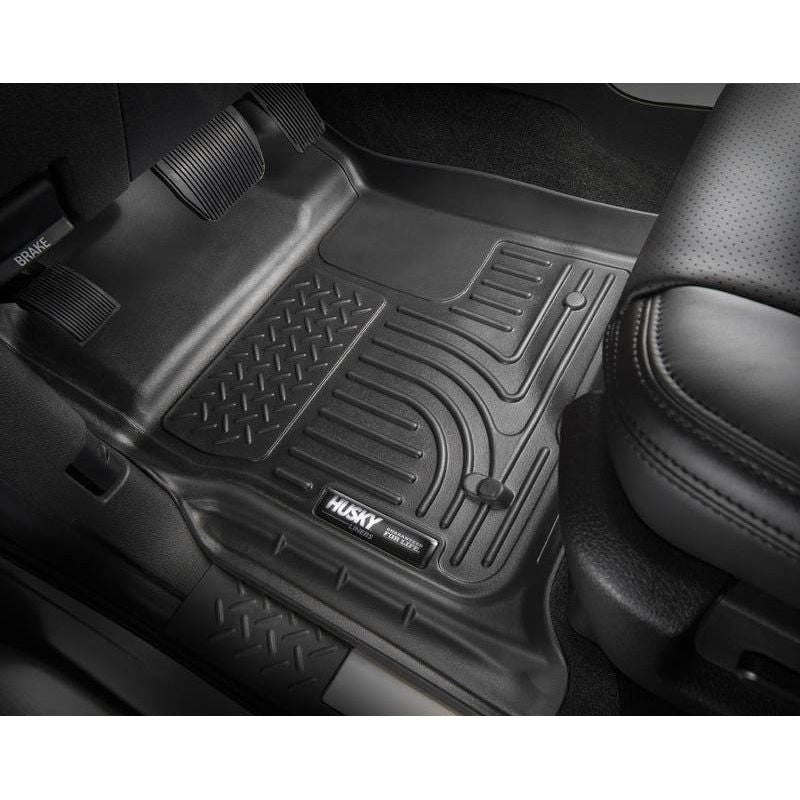 Husky Liners 06-09 Ford Fusion/07-09 Lincoln MKZ (FWD) WeatherBeater Combo Black Floor Liners - SMINKpower Performance Parts HSL98301 Husky Liners
