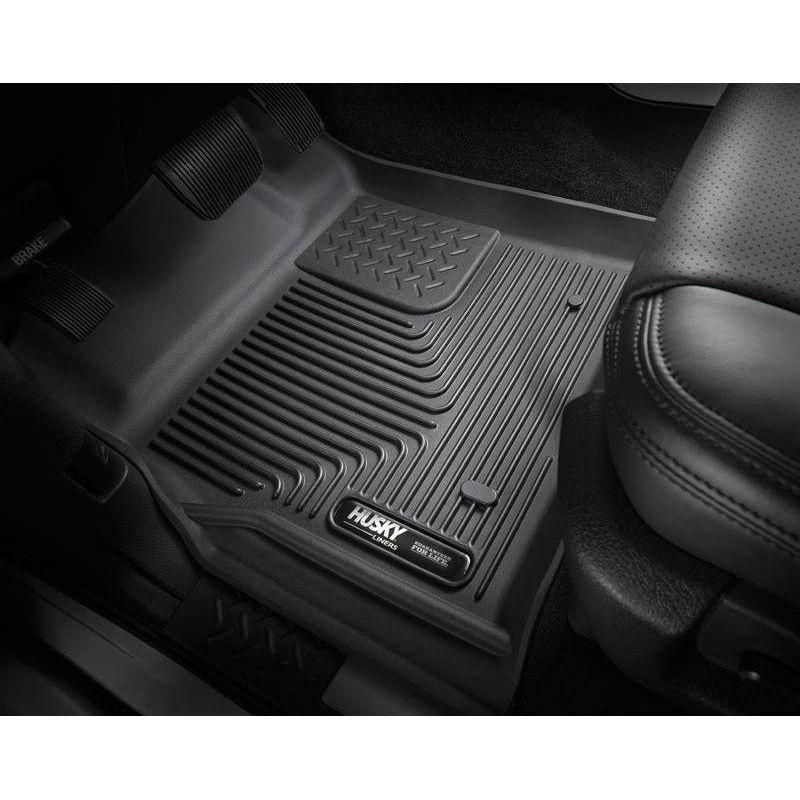 Husky Liners 10-15 Dodge Ram Mega Cab X-Act Contour Black 2nd Row Floor Liners - SMINKpower Performance Parts HSL53681 Husky Liners