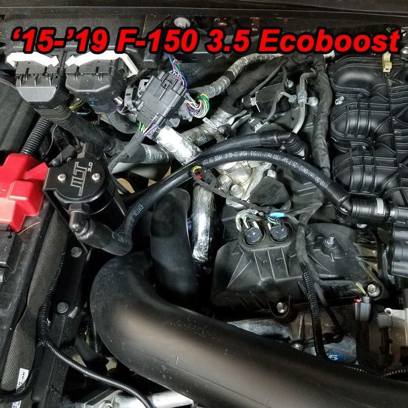 JLT 11-19 Ford F-150 2.7L/3.5L/5.0L Passenger Side Oil Separator 3.0 - Black Anodized - SMINKpower Performance Parts JLT3016P-B JLT