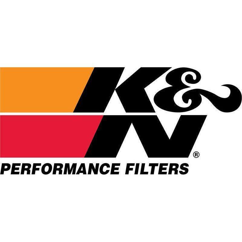 K&N Universal Air Filter Chrome Round Tapered Red - 4in Flange ID x 1.125in Flange Length x 5.5in H - SMINKpower Performance Parts KNNRG-1001RD K&N Engineering