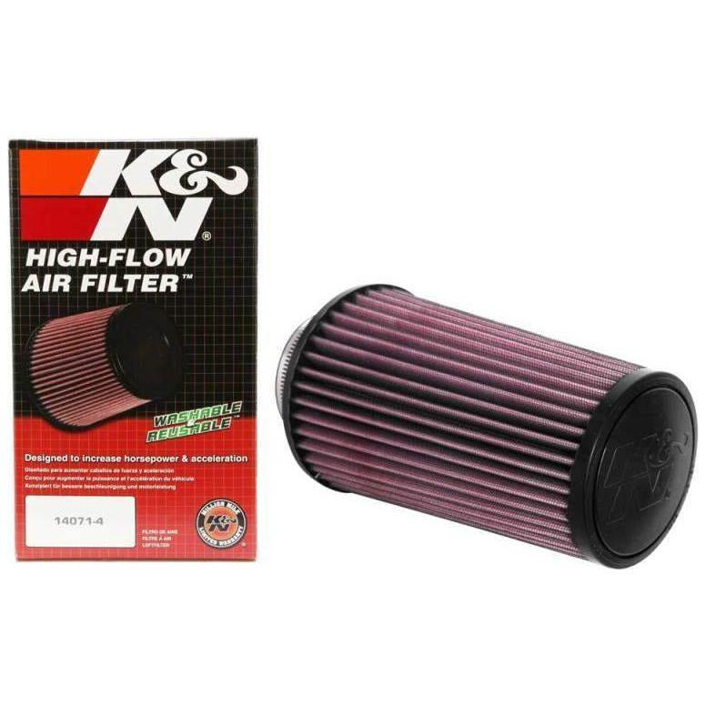 K&N Universal Round Tapered Filter 3 inch FLG / 5 inch Bottom / 4 inch Top / 7 7/8 inch Height - SMINKpower Performance Parts KNNRU-4690 K&N Engineering