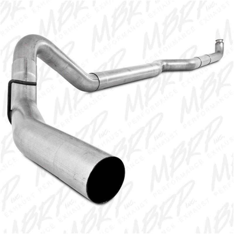 MBRP 01-07 Chevy/GMC 2500/3500 Duramax EC/CC PLM Series Exhaust 4in. Single Side (No Muffler) - Alum - SMINKpower Performance Parts MBRPS6004PLM MBRP