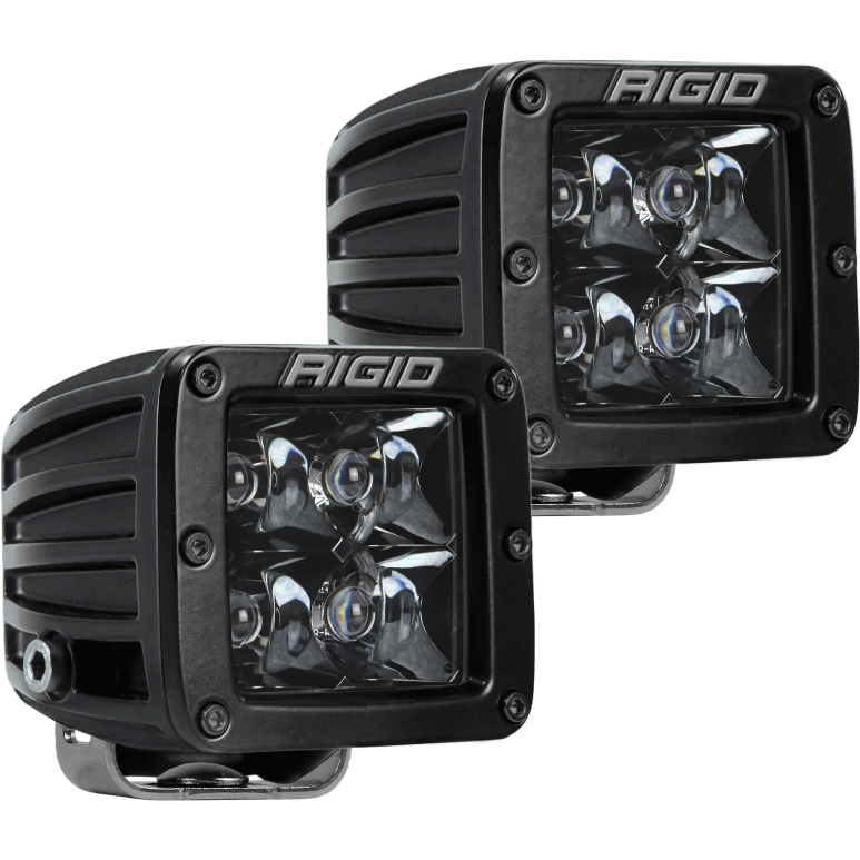 Rigid Industries D-Series Midnight Edition - Spot - Set of 2 - SMINKpower Performance Parts RIG202213BLK Rigid Industries