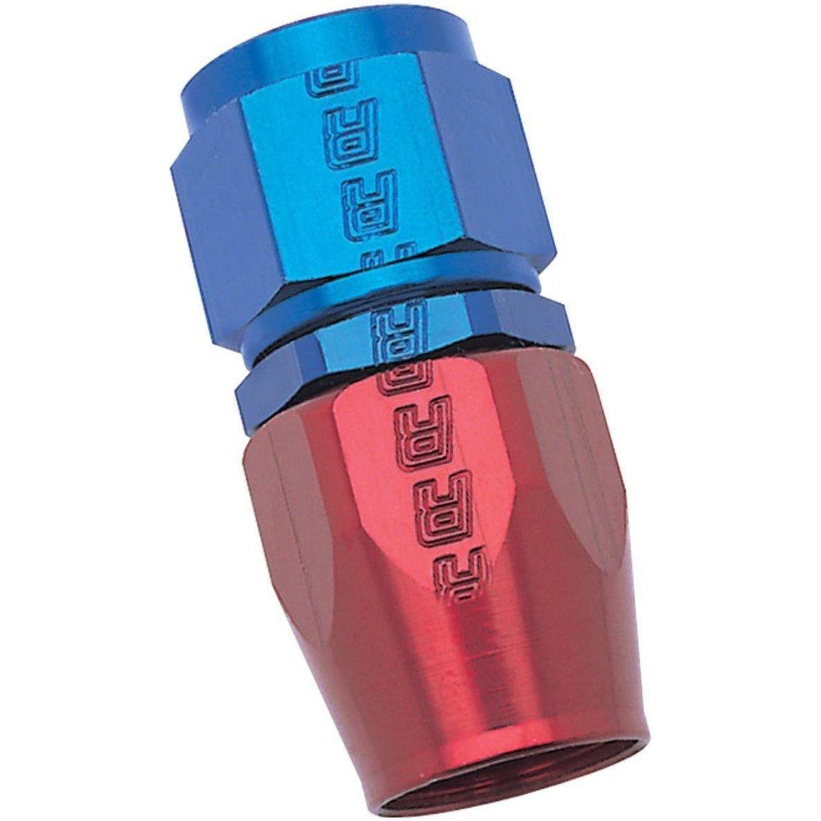 Russell Performance -8 AN Red/Blue Straight Full Flow Hose End - SMINKpower Performance Parts RUS610030 Russell