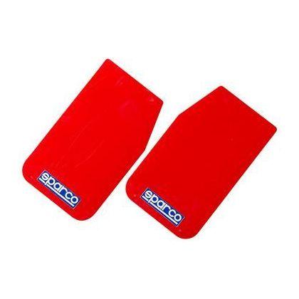Sparco Mud Flap Pair Red - SMINKpower Performance Parts SPA03791RS SPARCO