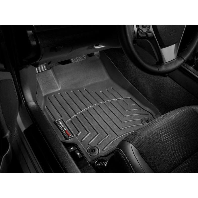 WeatherTech 04-10 BMW 528i/528xi Front FloorLiner - Black - SMINKpower Performance Parts WET441641 WeatherTech