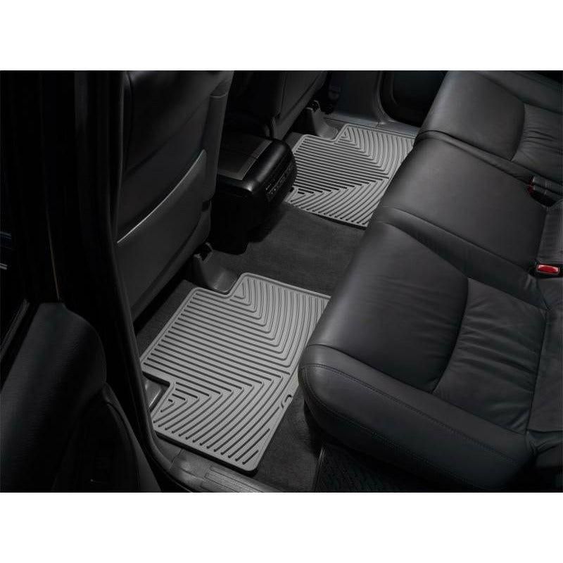 WeatherTech 05-13 Toyota Tacoma Crew Cab Rear Rubber Mats - Grey - SMINKpower Performance Parts WETW136GR WeatherTech