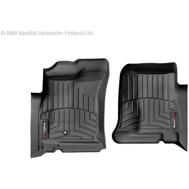 WeatherTech 05+ Dodge Dakota Club Cab Front FloorLiner - Black - SMINKpower Performance Parts WET440251 WeatherTech