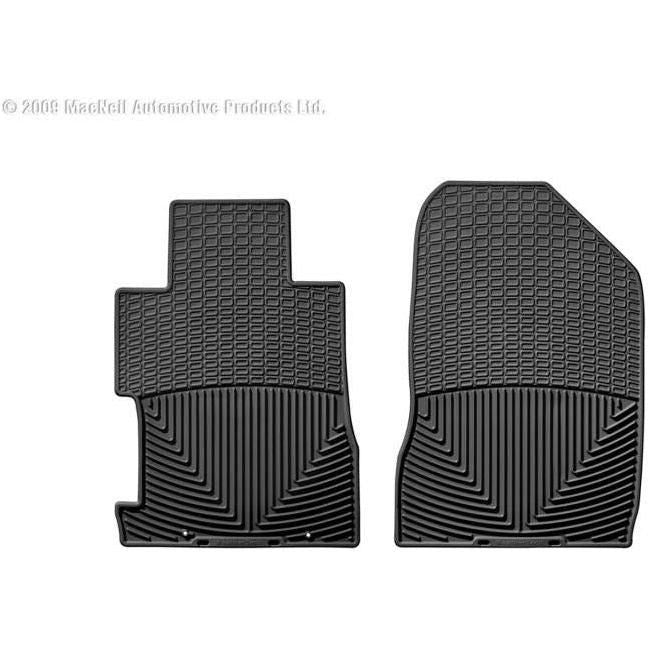 WeatherTech 06-11 Honda Civic Coupe / Si Coupe Front Rubber Mats - Black - SMINKpower Performance Parts WETW65 WeatherTech