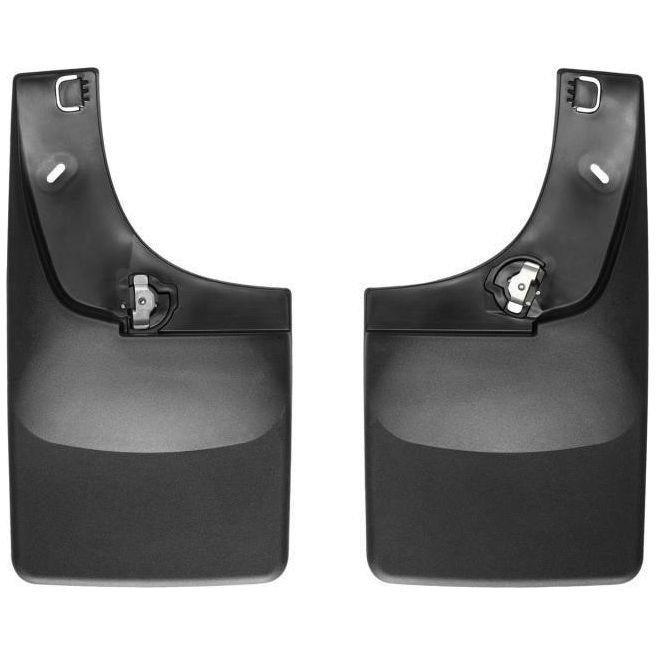 WeatherTech 06+ Dodge Ram Duallie No Drill Mudflaps - Black - SMINKpower Performance Parts WET110007 WeatherTech