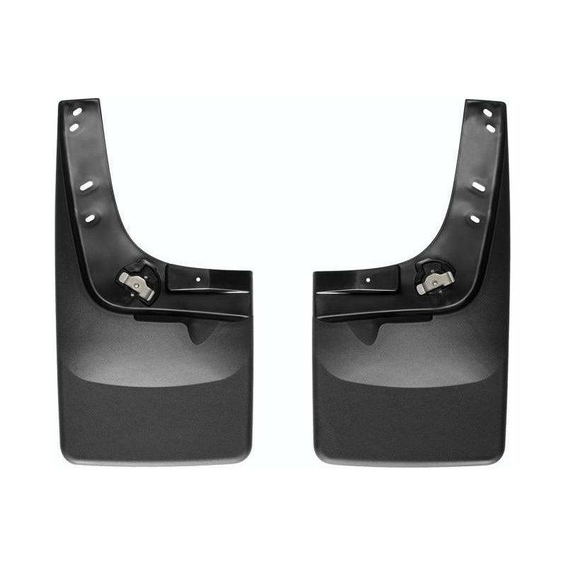 WeatherTech 06+ Dodge Ram Duallie No Drill Mudflaps - Black - SMINKpower Performance Parts WET110007 WeatherTech