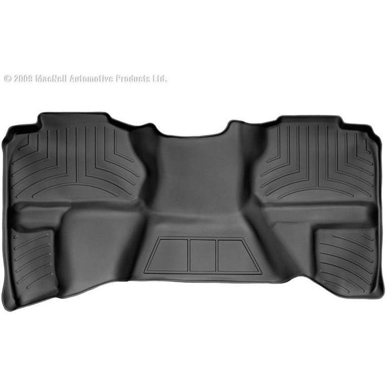 WeatherTech 07-13 Chevrolet Silverado Extended Cab Rear FloorLiner - Black - SMINKpower Performance Parts WET440669 WeatherTech