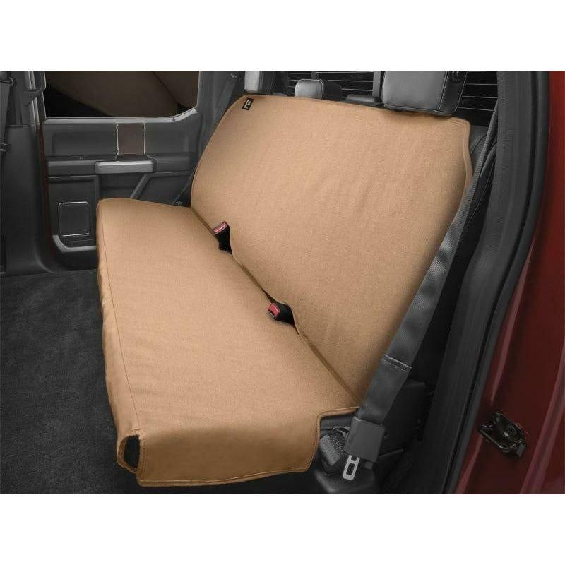 WeatherTech 07-15 Audi Q7 / 07-14 Cadillac Escalade / 09-14 Ford F-150 Tan Rear Seat Protector - SMINKpower Performance Parts WETDE2021TN WeatherTech