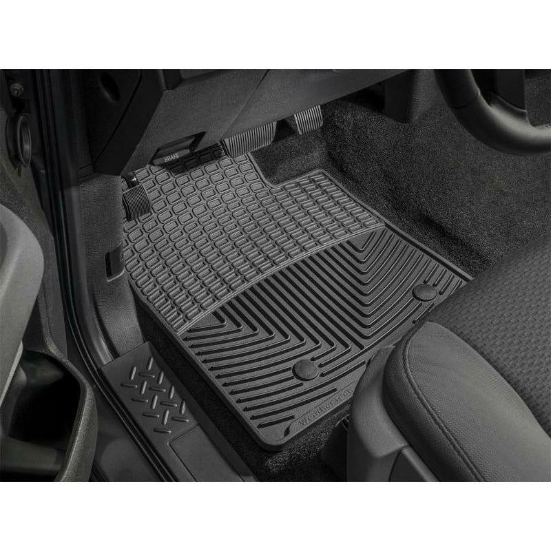 WeatherTech 08+ Mercedes-Benz E-Class Front Rubber Mats - Black - SMINKpower Performance Parts WETW287 WeatherTech