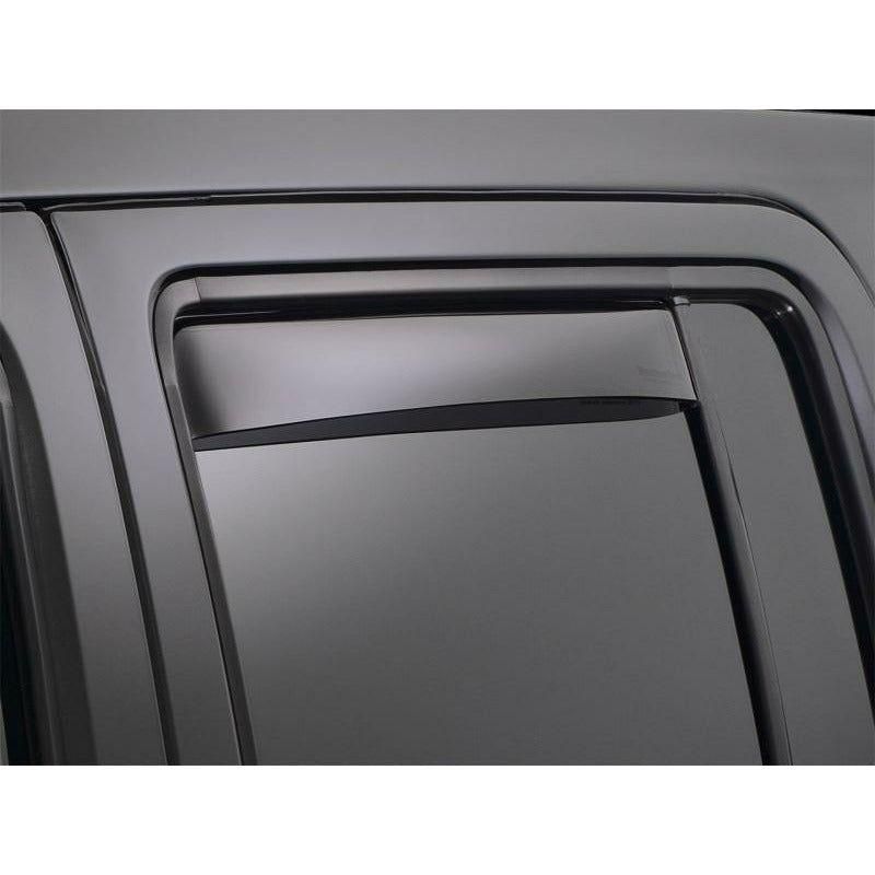 WeatherTech 09+ Dodge Ram 1500 Rear Side Window Deflectors - Dark Smoke - SMINKpower Performance Parts WET81503 WeatherTech
