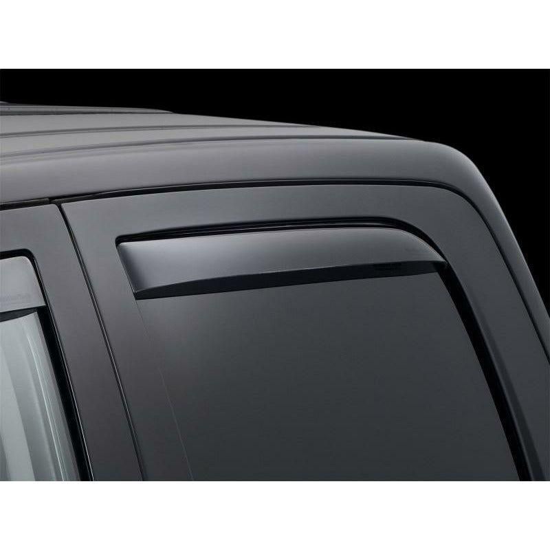 WeatherTech 09+ Dodge Ram 1500 Rear Side Window Deflectors - Dark Smoke - SMINKpower Performance Parts WET81503 WeatherTech