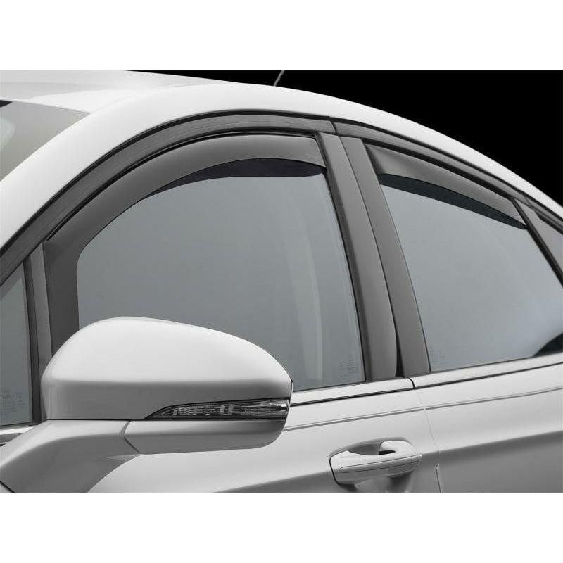 WeatherTech 13+ Ford Fusion Front and Rear Side Window Deflectors - Dark Smoke - SMINKpower Performance Parts WET82732 WeatherTech