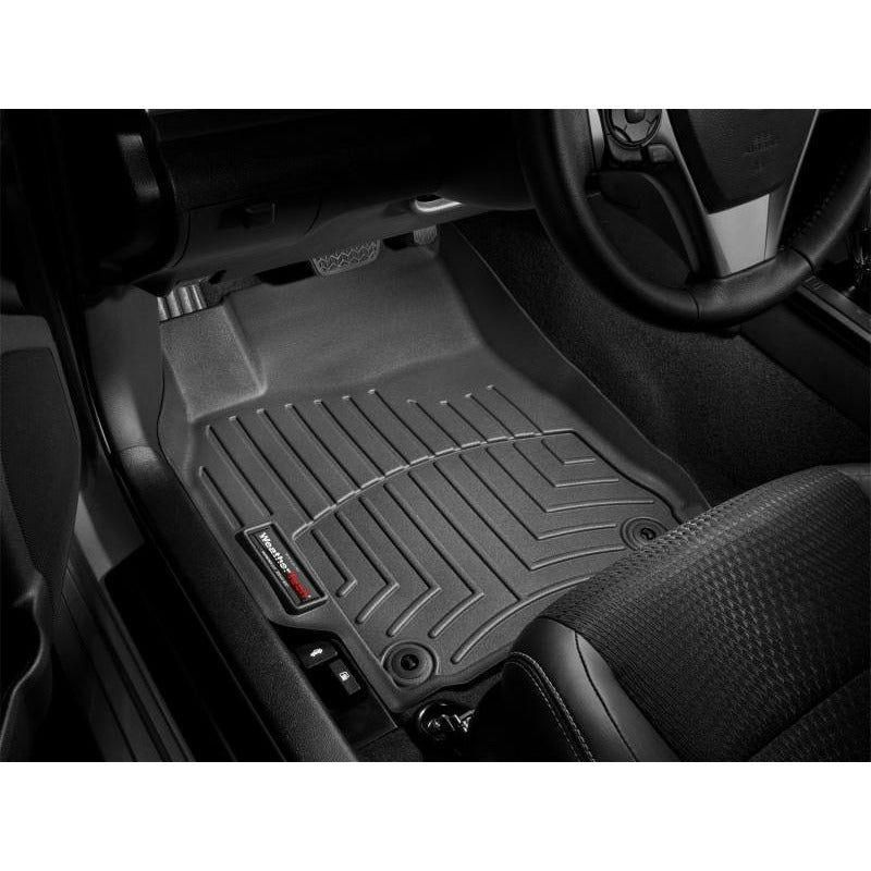 WeatherTech 16+ Toyota Tacoma Double Cab (Auto Trans Only) Front Floorliner - Black - SMINKpower Performance Parts WET448671 WeatherTech