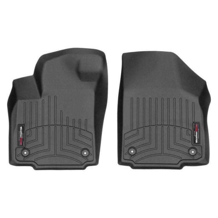 WeatherTech 16+ Toyota Tacoma (Manual Transmission Only) Front FloorLiner - Black - SMINKpower Performance Parts WET448721 WeatherTech