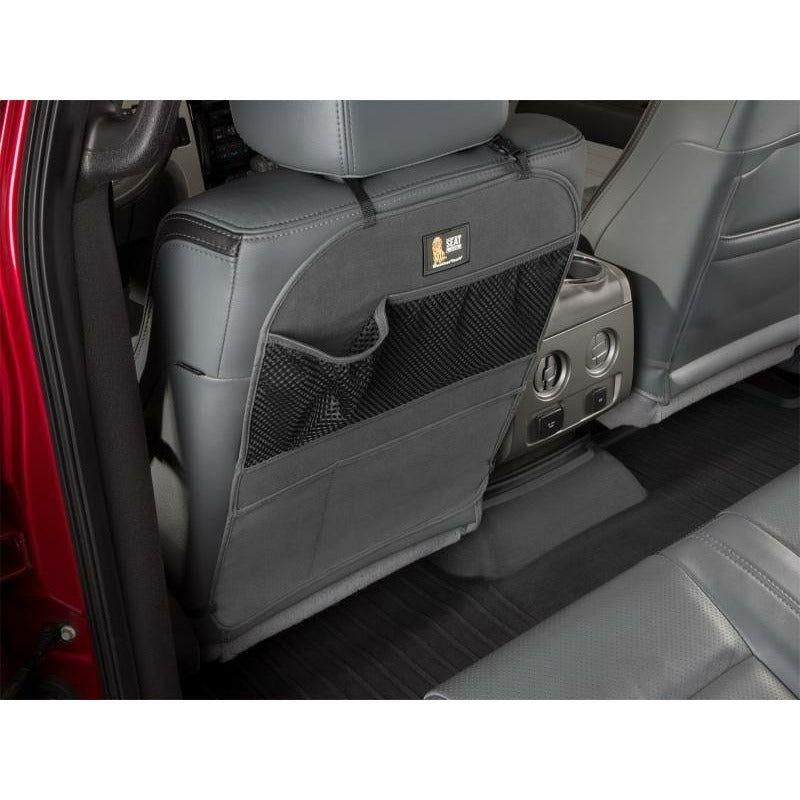 WeatherTech 18.5in w x 23.5in h Seat Back Protector - Black - SMINKpower Performance Parts WETSBP003CH WeatherTech
