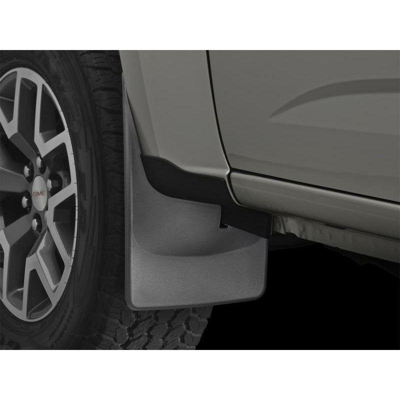 WeatherTech 2015 Chevrolet Colorado w/o Fender Flares No Drill Front Mudflaps - SMINKpower Performance Parts WET110049 WeatherTech