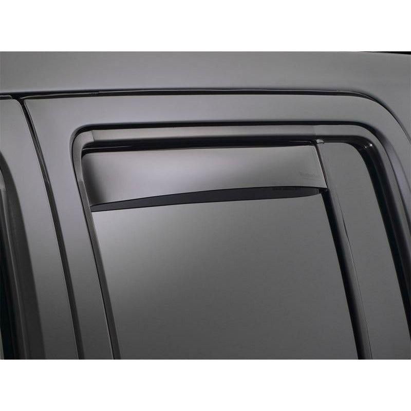 WeatherTech 2015+ Volkswagen Golf/GTI Rear Side Window Deflectors - Dark Smoke - SMINKpower Performance Parts WET81721 WeatherTech
