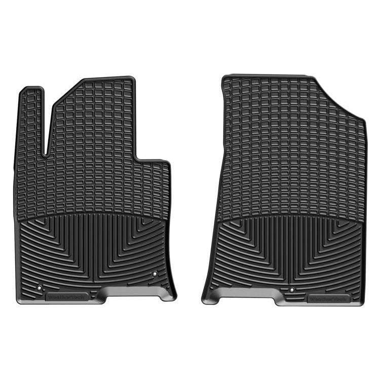 WeatherTech 2016+ Hyundai Sonata Front Rubber Mats - Black (Fits Hybrid-Does Not Fit Plug-In Hybrid) - SMINKpower Performance Parts WETW385 WeatherTech