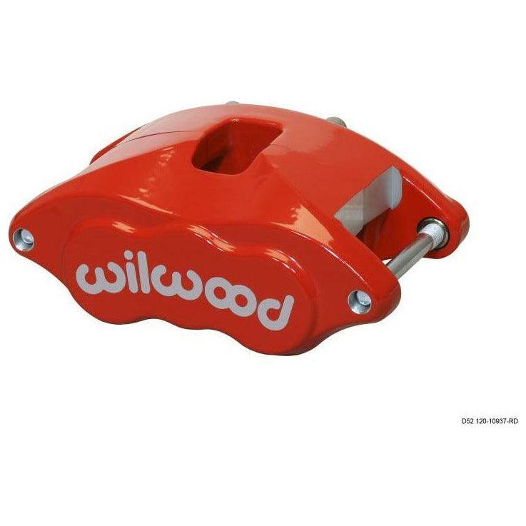 Wilwood Caliper-D52-Red 2.00/2.00in Pistons 1.04in Disc - SMINKpower Performance Parts WIL120-10937-RD Wilwood