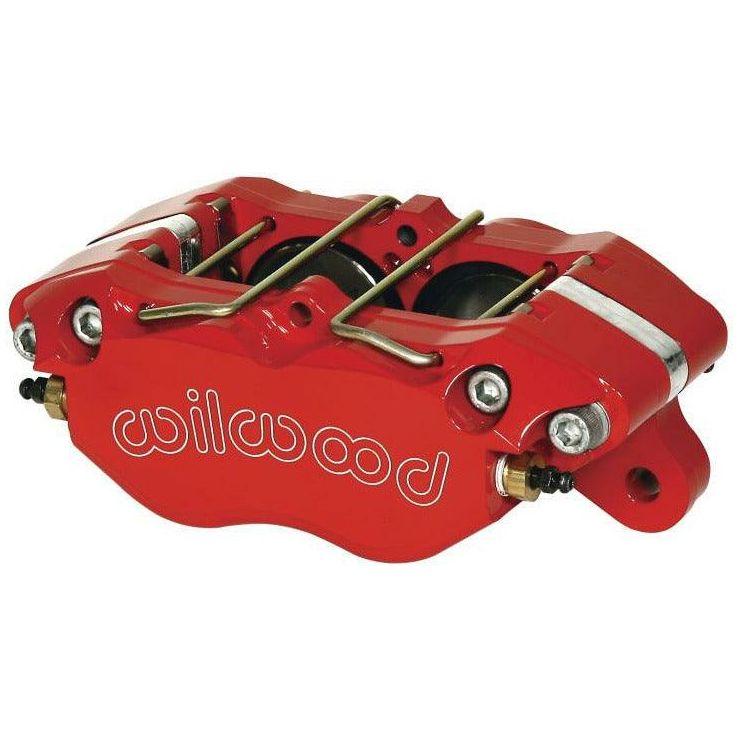 Wilwood Caliper-Dynapro 5.25in Mount - Red 1.75in Pistons .81in Disc - SMINKpower Performance Parts WIL120-9693-RD Wilwood