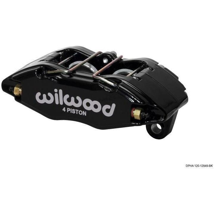 Wilwood Caliper-Dynapro Honda/Acura - Black Powder 1.62in Pistons .83in Disc - SMINKpower Performance Parts WIL120-12949-BK Wilwood
