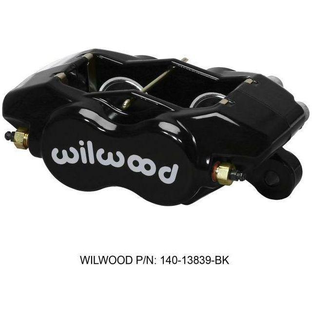 Wilwood Caliper-Forged DynaliteI-Black 1.38in Pistons .81in Disc - SMINKpower Performance Parts WIL120-13839-BK Wilwood