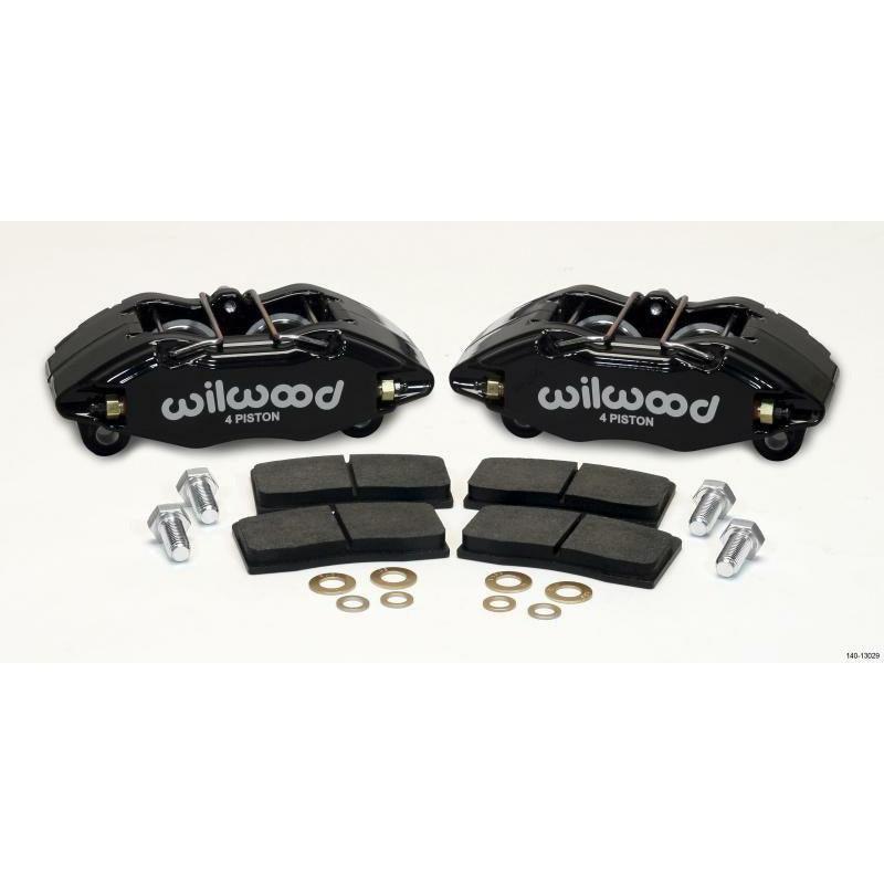 Wilwood DPHA Front Caliper & Pad Kit Black Honda / Acura w/ 262mm OE Rotor - SMINKpower Performance Parts WIL140-13029 Wilwood