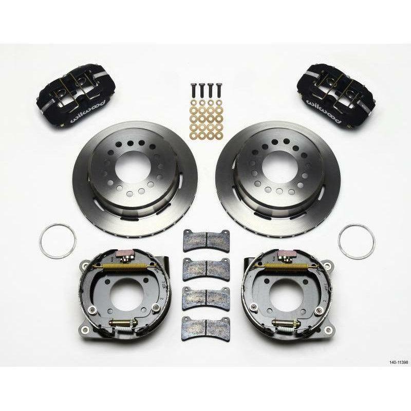 Wilwood Dynapro Low-Profile 11.00in P-Brake Kit Chevy 12 Bolt 2.75in Off w/ C-Clips - SMINKpower Performance Parts WIL140-11398 Wilwood