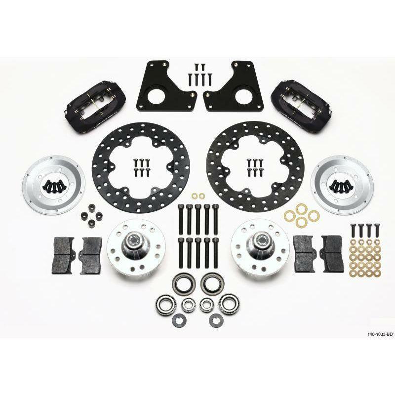 Wilwood Forged Dynalite Front Drag Kit Drilled Rotor 79-87 GM G Body - SMINKpower Performance Parts WIL140-1033-BD Wilwood