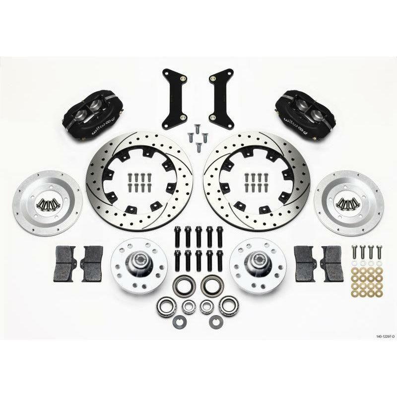 Wilwood Forged Dynalite Front Kit 12.19in Drilled 79-87 GM G Body - SMINKpower Performance Parts WIL140-12297-D Wilwood