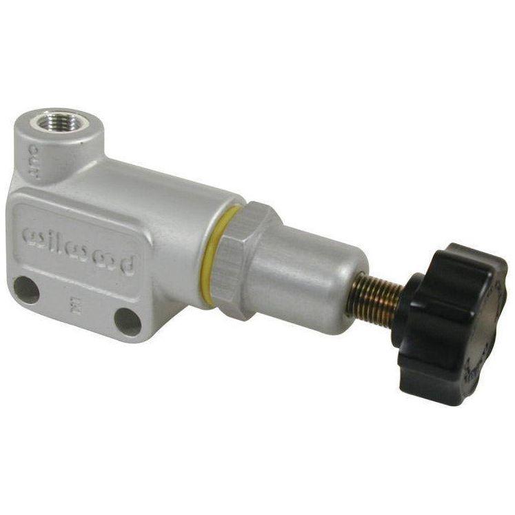Wilwood Proportioning Valve - Knob Adjust 3/8-24 IF Inlet & Outlet - SMINKpower Performance Parts WIL260-10922 Wilwood