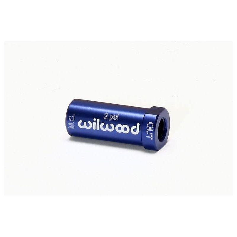 Wilwood Residual Pressure Valve - New Style - 2# / Blue - SMINKpower Performance Parts WIL260-13706 Wilwood