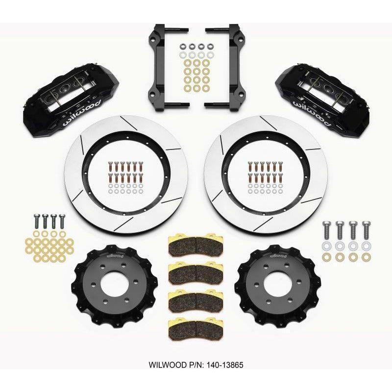 Wilwood TX6R Front Kit 15.50in Black 2010-Up Ford F150 (6 lug) - SMINKpower Performance Parts WIL140-13865 Wilwood