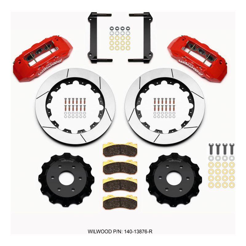 Wilwood TX6R Front Kit 16.00in Red 1999-2014 GM Truck/SUV 1500 - SMINKpower Performance Parts WIL140-13876-R Wilwood