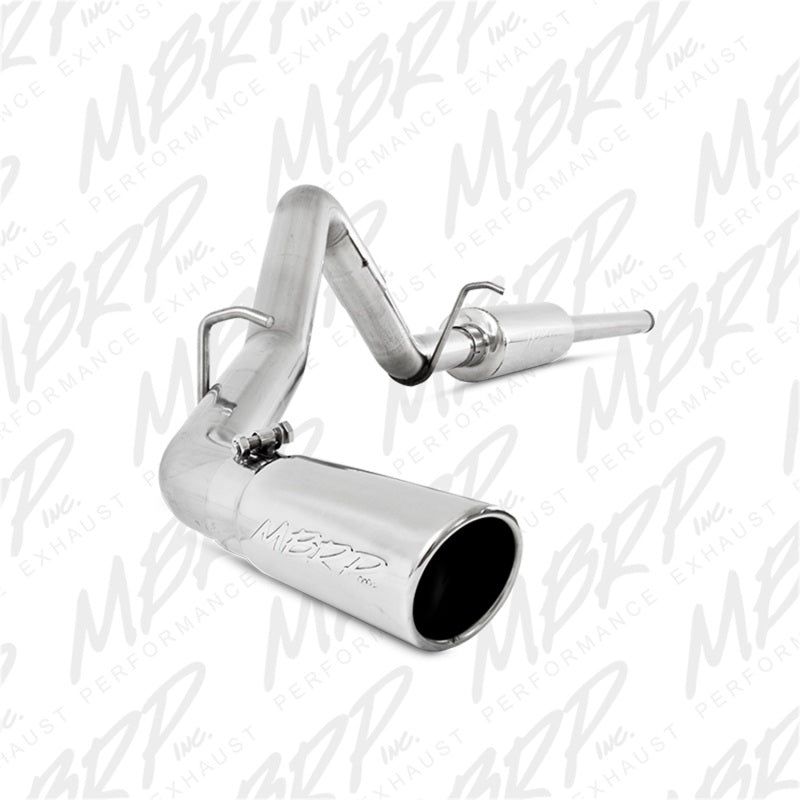 MBRP 14 Chevy/GMC 1500 Silverado/Sierra 4.3L V6/5.3L V8 Single Side Exit T409 3in Cat Back Exhaust-Catback-MBRP-MBRPS5080409-SMINKpower Performance Parts