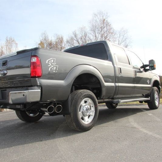 MBRP 2015 Ford F250/350/450 6.7L 4in Filter Back Dual Single Side Exit 5in Tips T409 Exhaust-Catback-MBRP-MBRPS6288409-SMINKpower Performance Parts