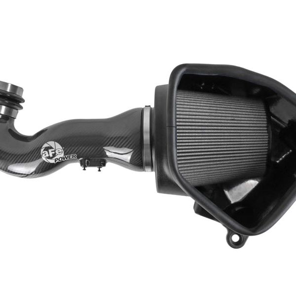 aFe 19-21 GM Trucks 5.3L/6.2L Track Series Carbon Fiber Cold Air Intake System W/ Pro Dry S Filters-Cold Air Intakes-aFe-AFE57-10015D-SMINKpower Performance Parts