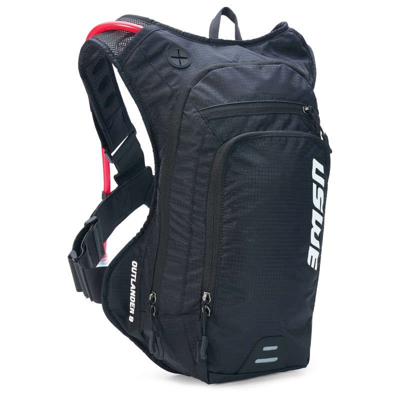 USWE Outlander Hydration Pack 9L - Carbon Black-Bags - Hydration Packs-USWE-USW2091001-SMINKpower Performance Parts